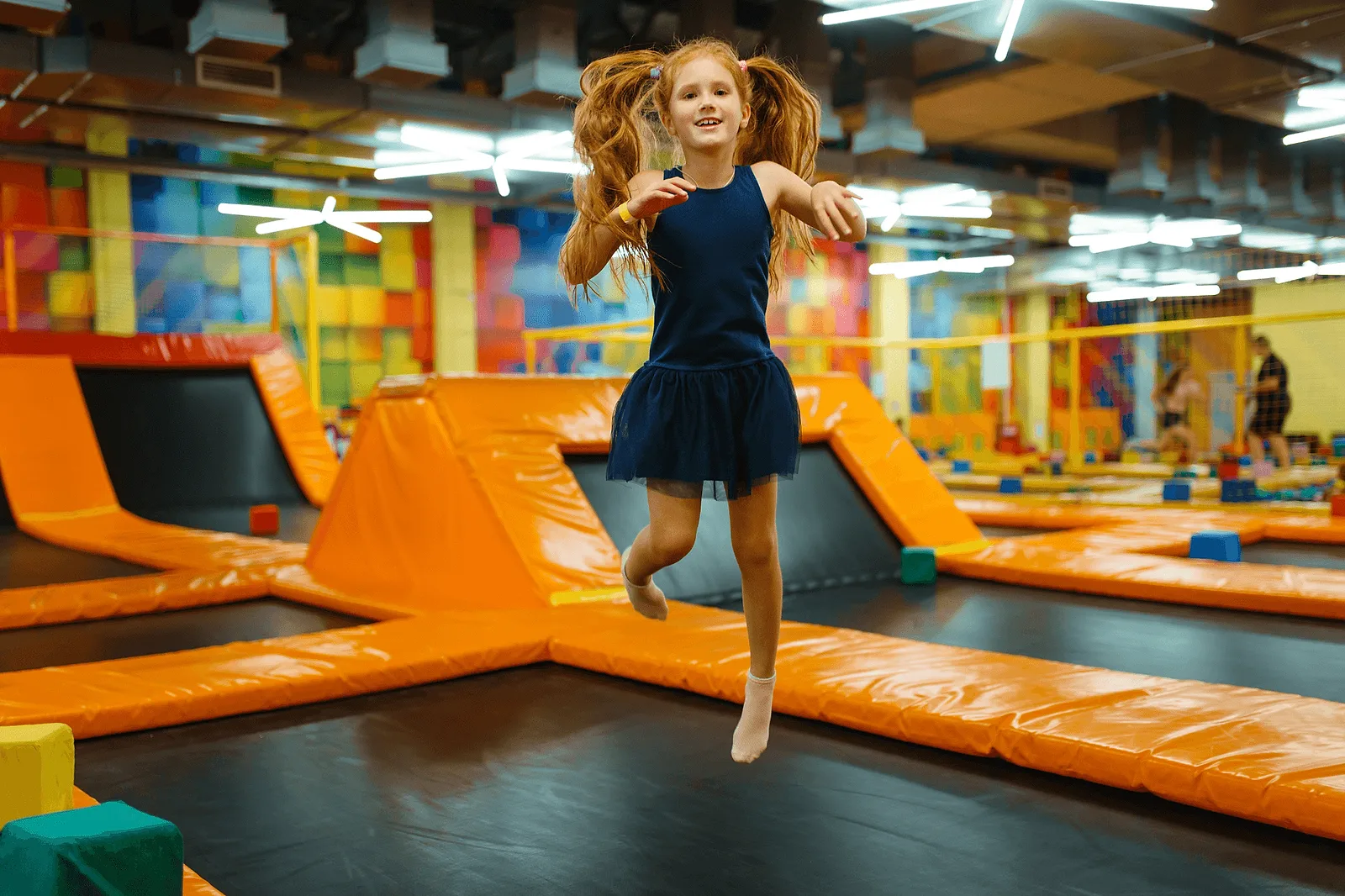 Photoshoot in Bangkok: bounce trampoline park.