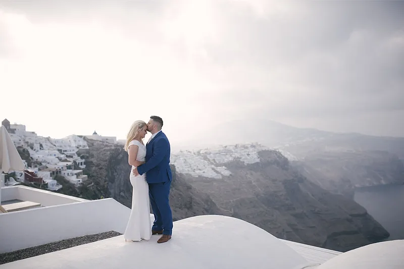 Photoshoot in Santorini by Michael