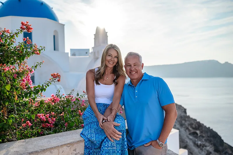 Photoshoot in Santorini by Dimosthenis
