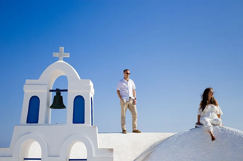 Photoshoot in Santorini by George