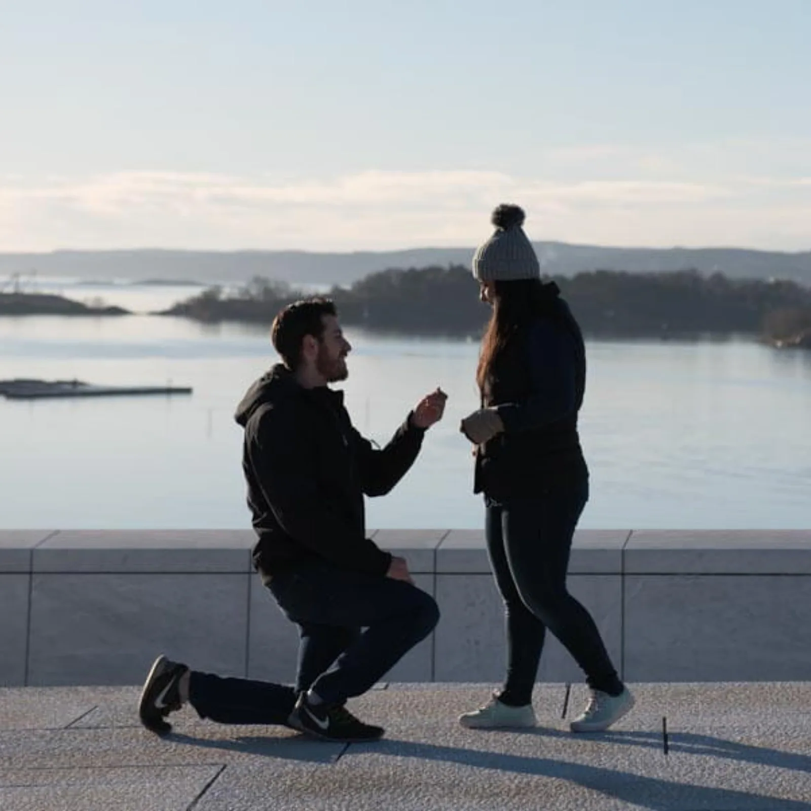 Secret Proposal by the Fjords.