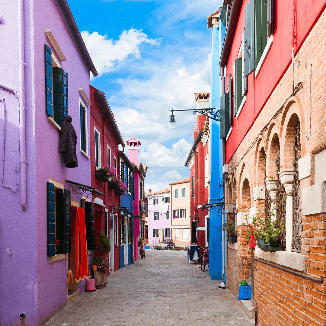 Photoshoot in Venice: spot #5: burano island.