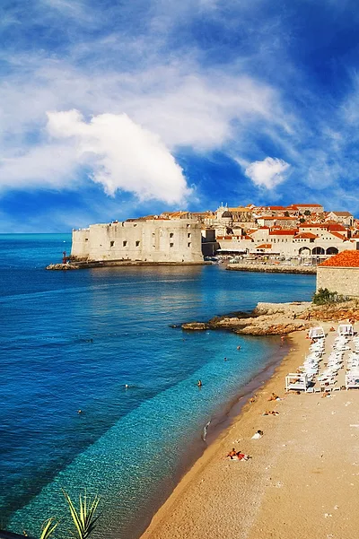 Komarda Beach — popular photoshoot spot in Croatia