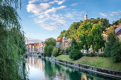 Ljubljanica River — popular photoshoot spot in Ljubljana