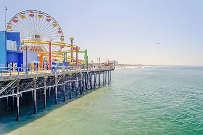 Santa Monica Pier and Beach — popular photoshoot spot in United States