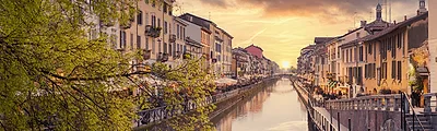 Naviglio Grande Canal — popular photoshoot spot in Milan