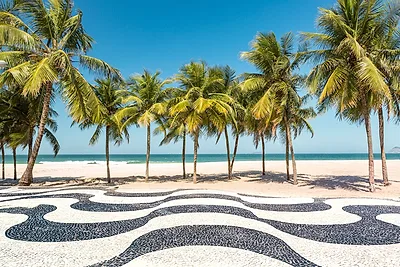 Copacabana Beach — popular photoshoot spot in Rio de Janeiro