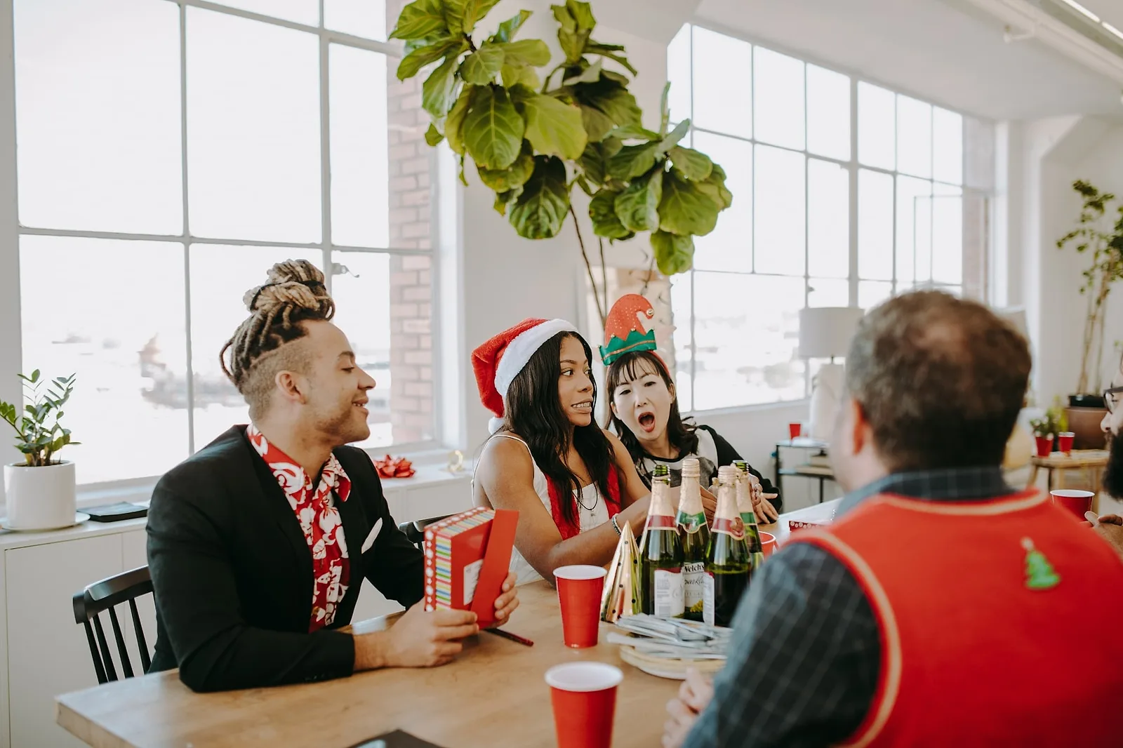 company christmas photoshoot