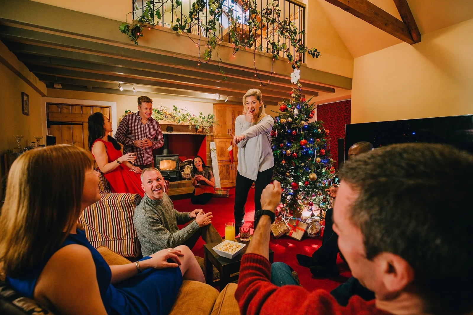 company christmas photoshoot