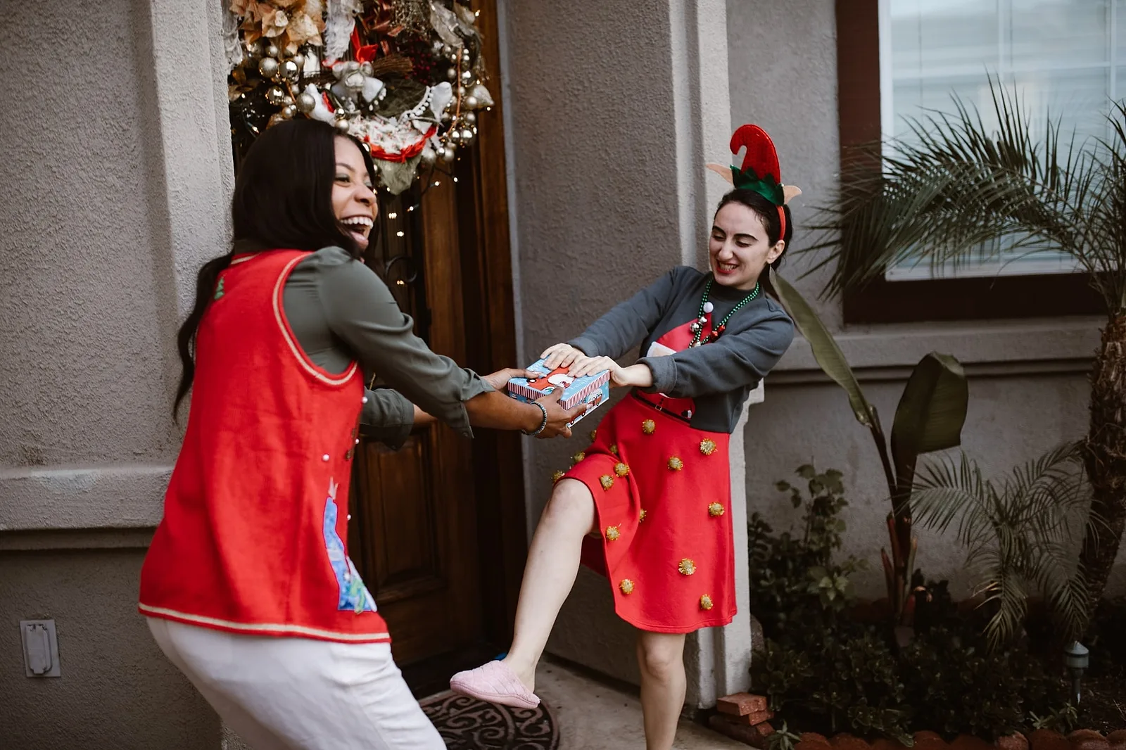 company christmas photoshoot