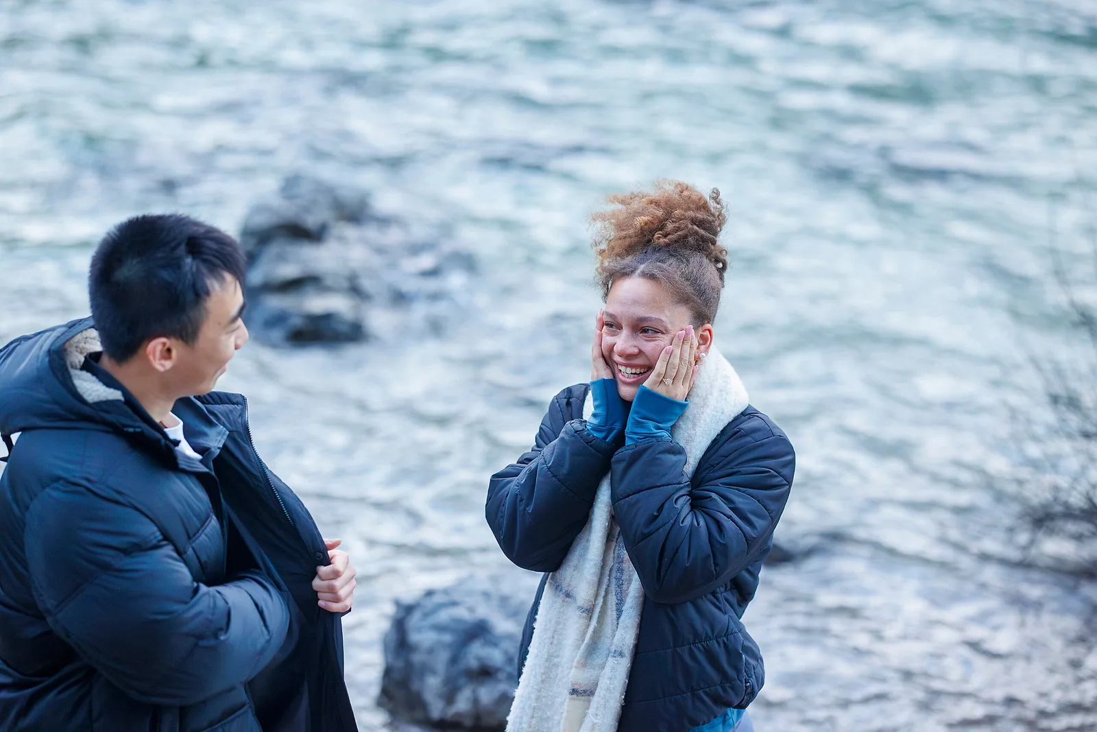 Surprise engagement photoshoot by Tatiana, Localgrapher at Eibsee Lake