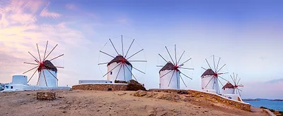 Mykonos Windmills — popular photoshoot spot in Greece