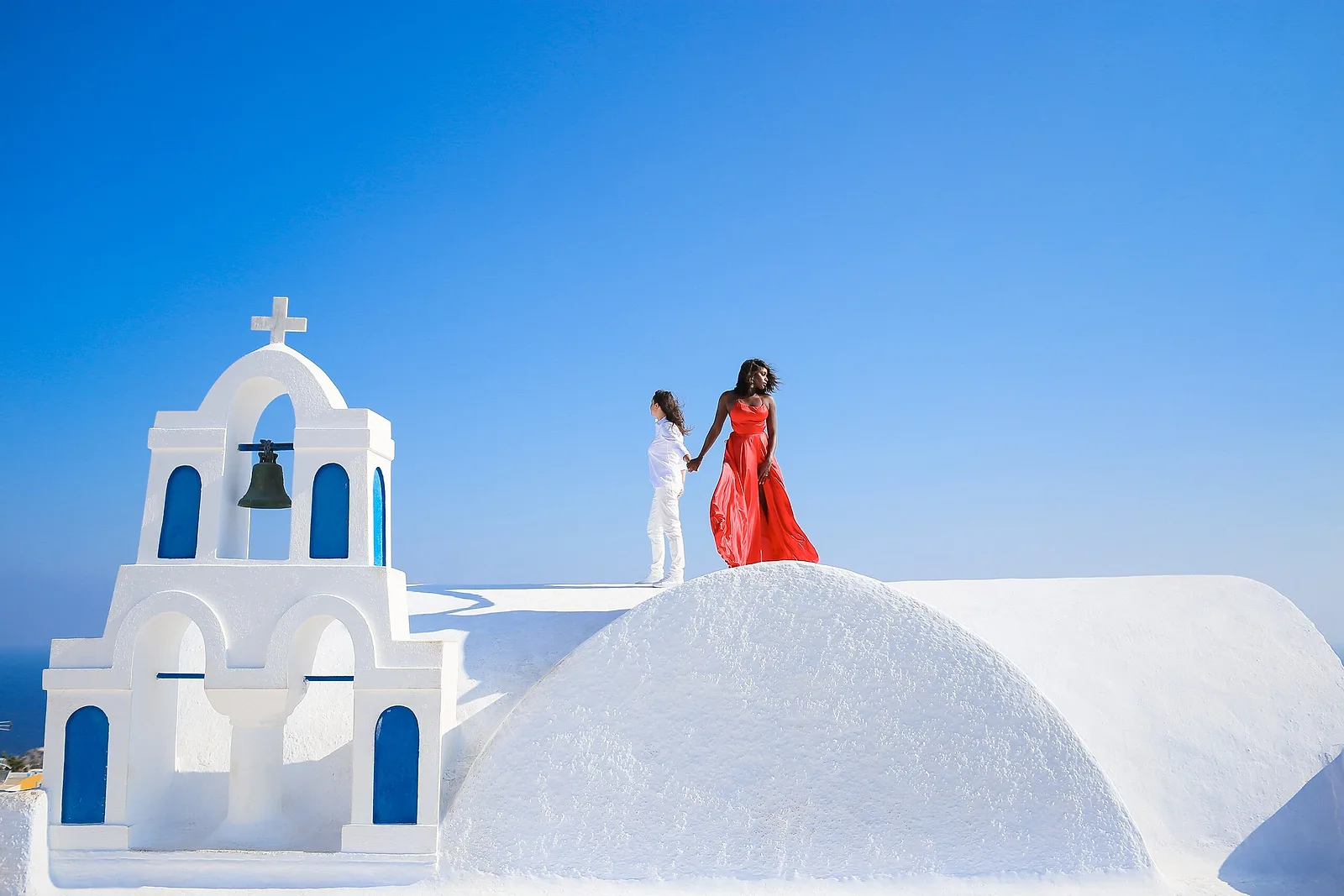 Spot #3: Mesmerizing Alleys of Santorini in Imerovigli.