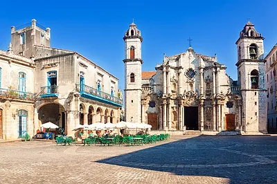 Havana Cathedral — popular photoshoot spot in Cuba