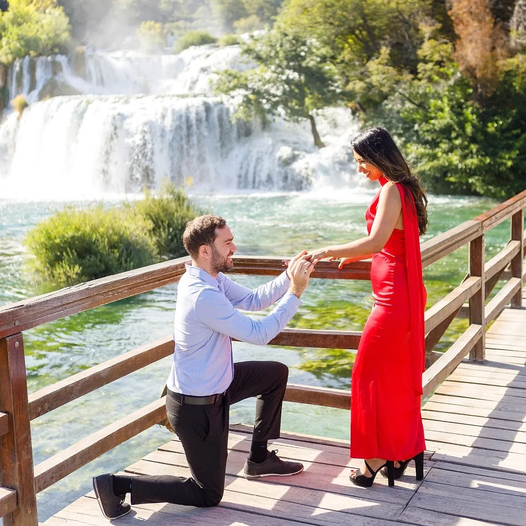 It's Hard to Say No at the Waterfalls.