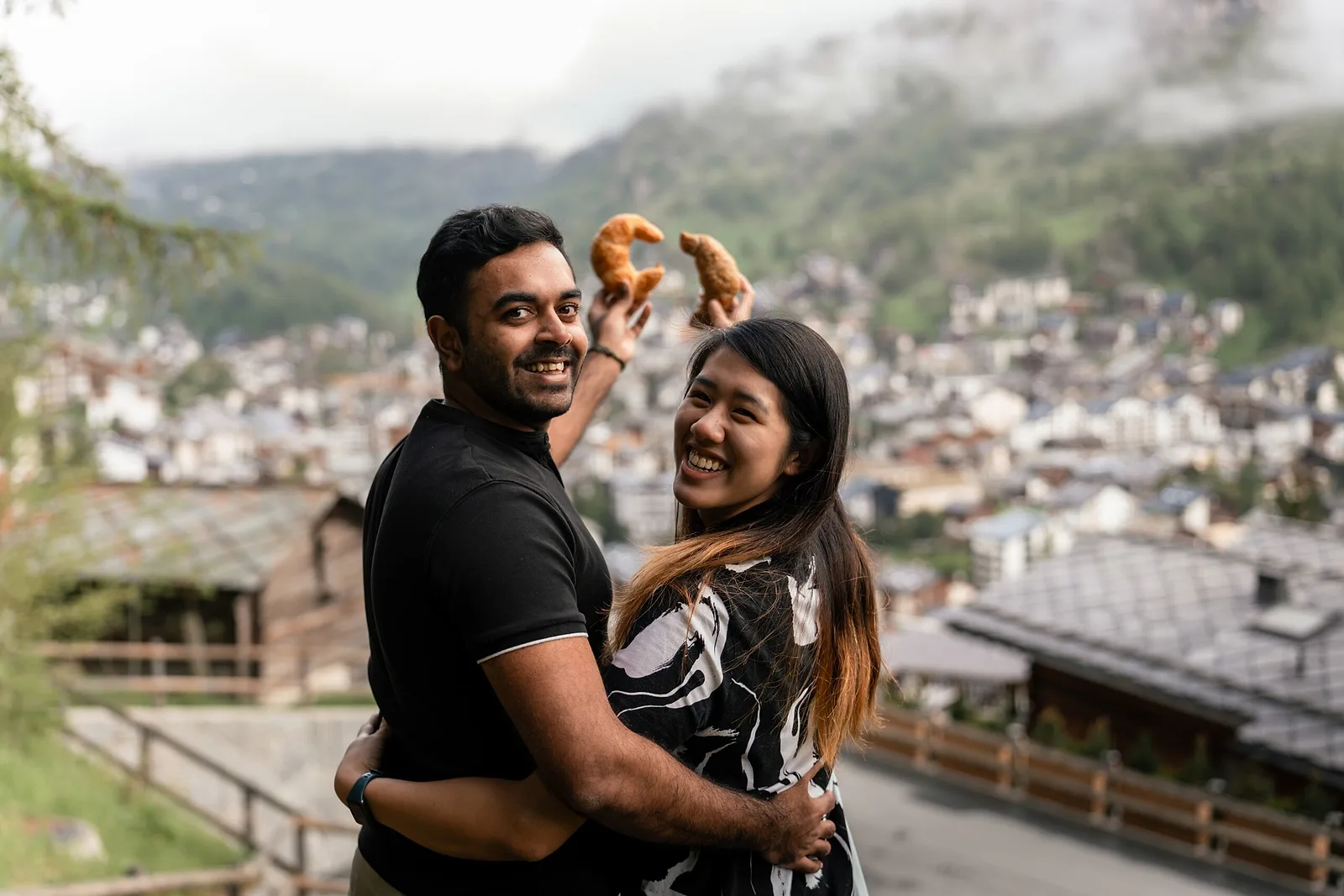 proposal photoshoot in zermatt