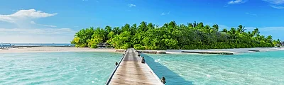 Sun Island — popular photoshoot spot in Maldives