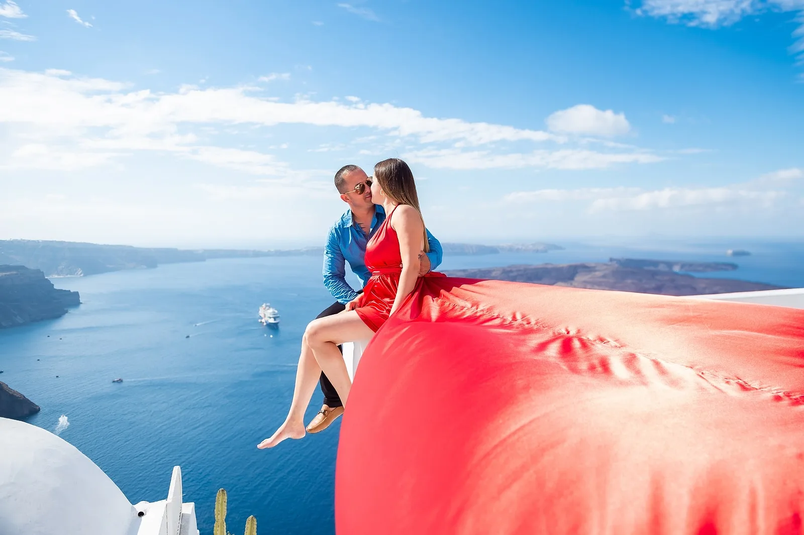 santorini photoshoot