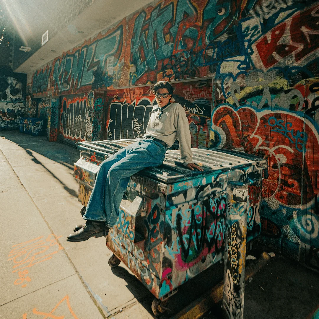 Location #3: Urban Alley with Graffiti.