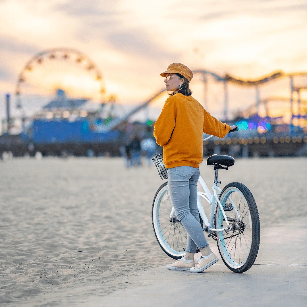 Photoshoot in Los Angeles: spot #1: santa monica pier.