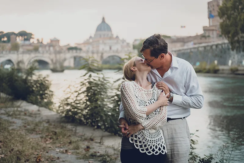 Proposal photoshoot in Rome