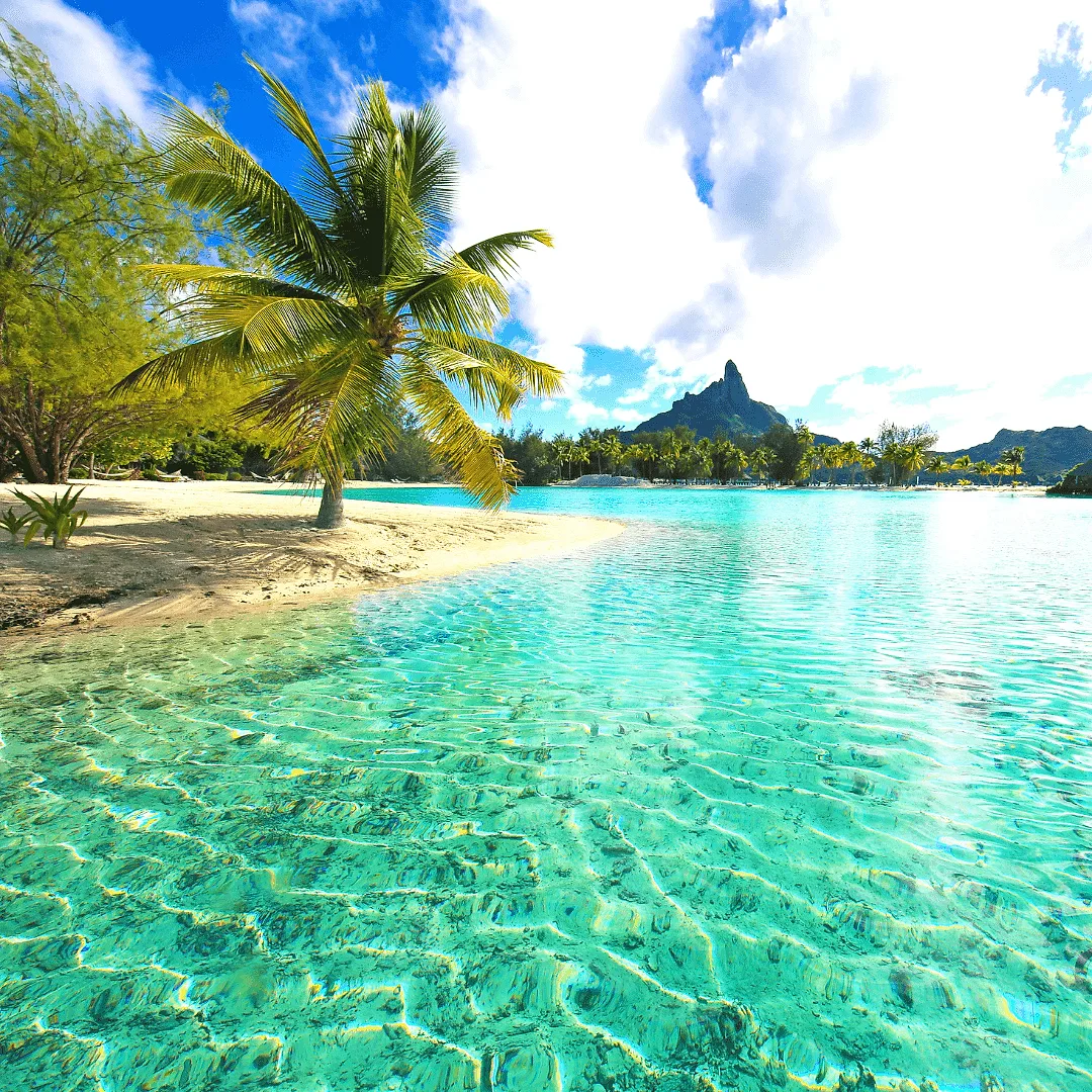 Place #4: Bora Bora, French Polynesia.