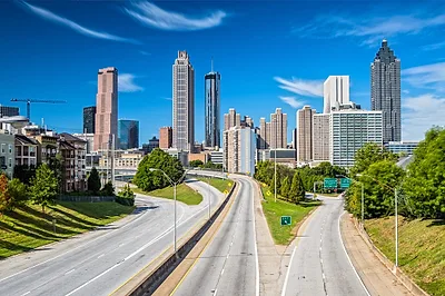 Jackson Street Bridge — popular photoshoot spot in Atlanta