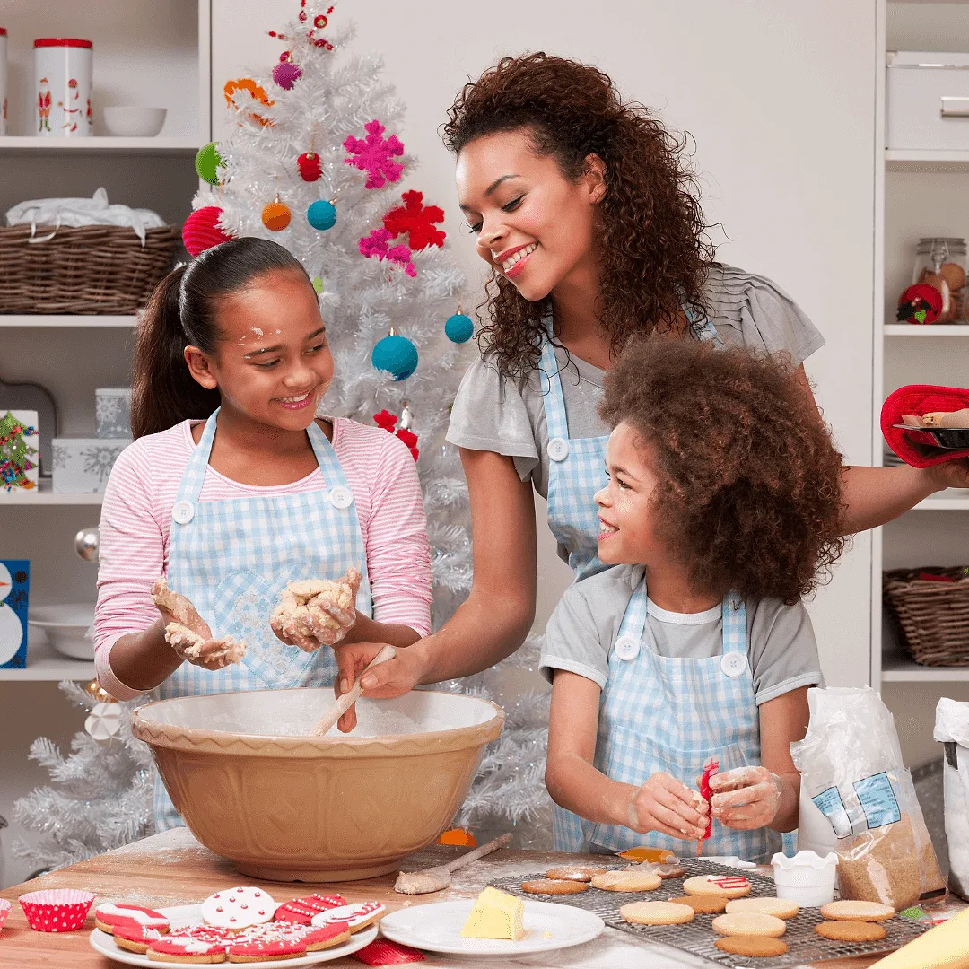 Baking Together.