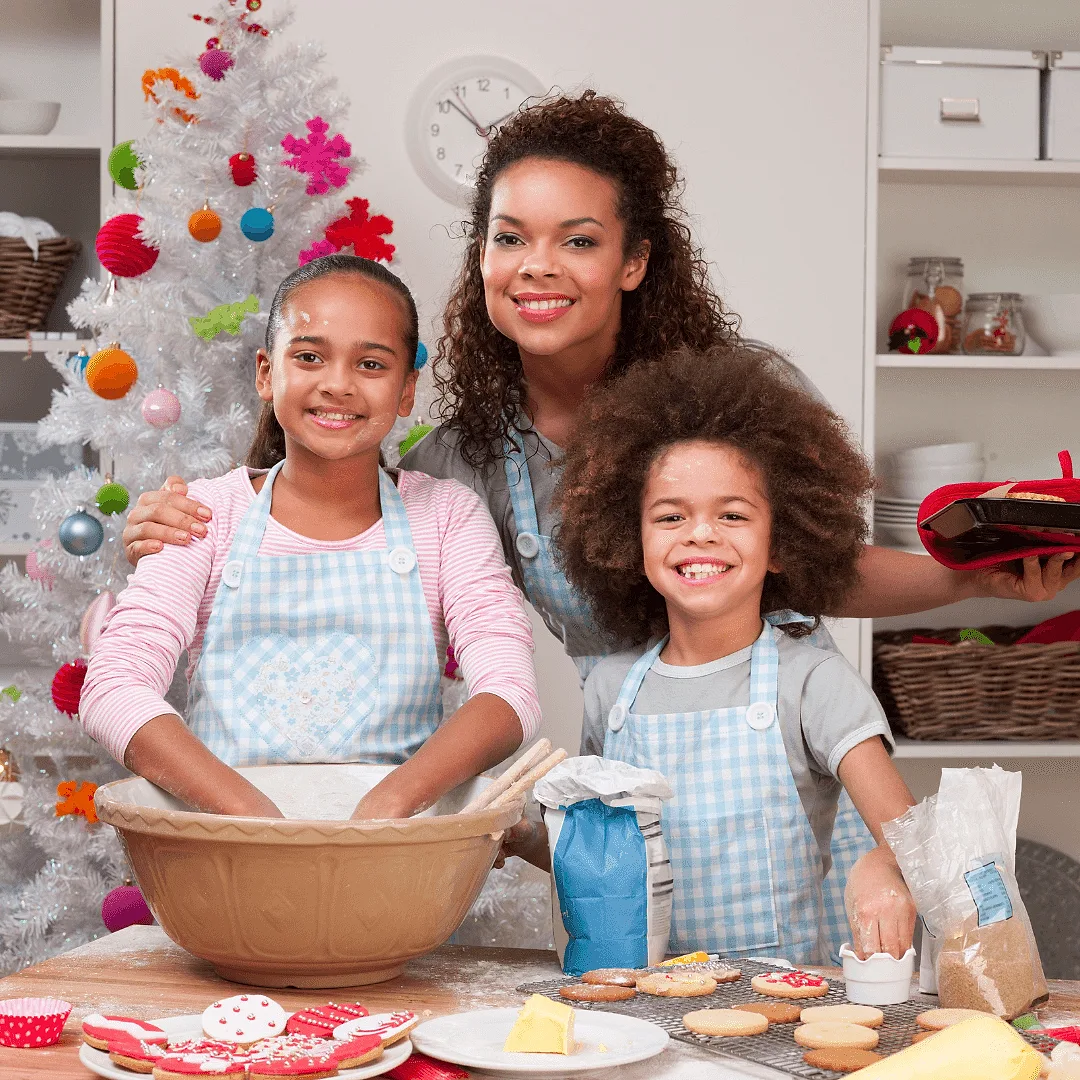 Baking Together.