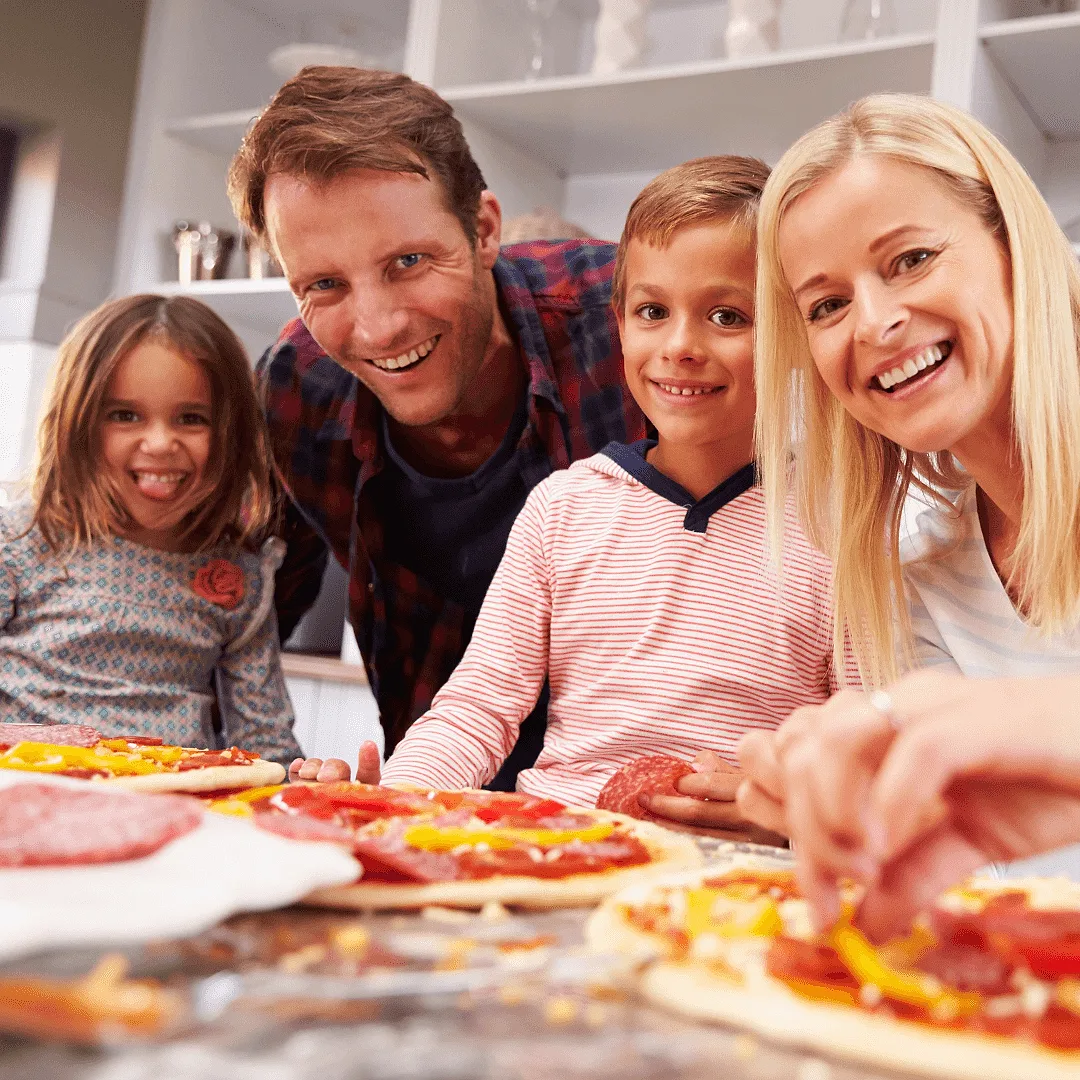 Homemade Pizza Party.