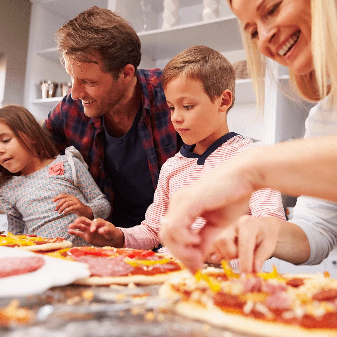 Homemade Pizza Party.