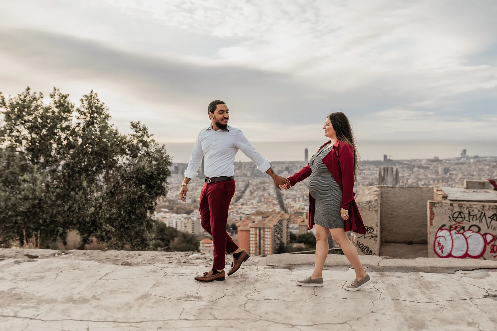 couple pregnancy announcement photos