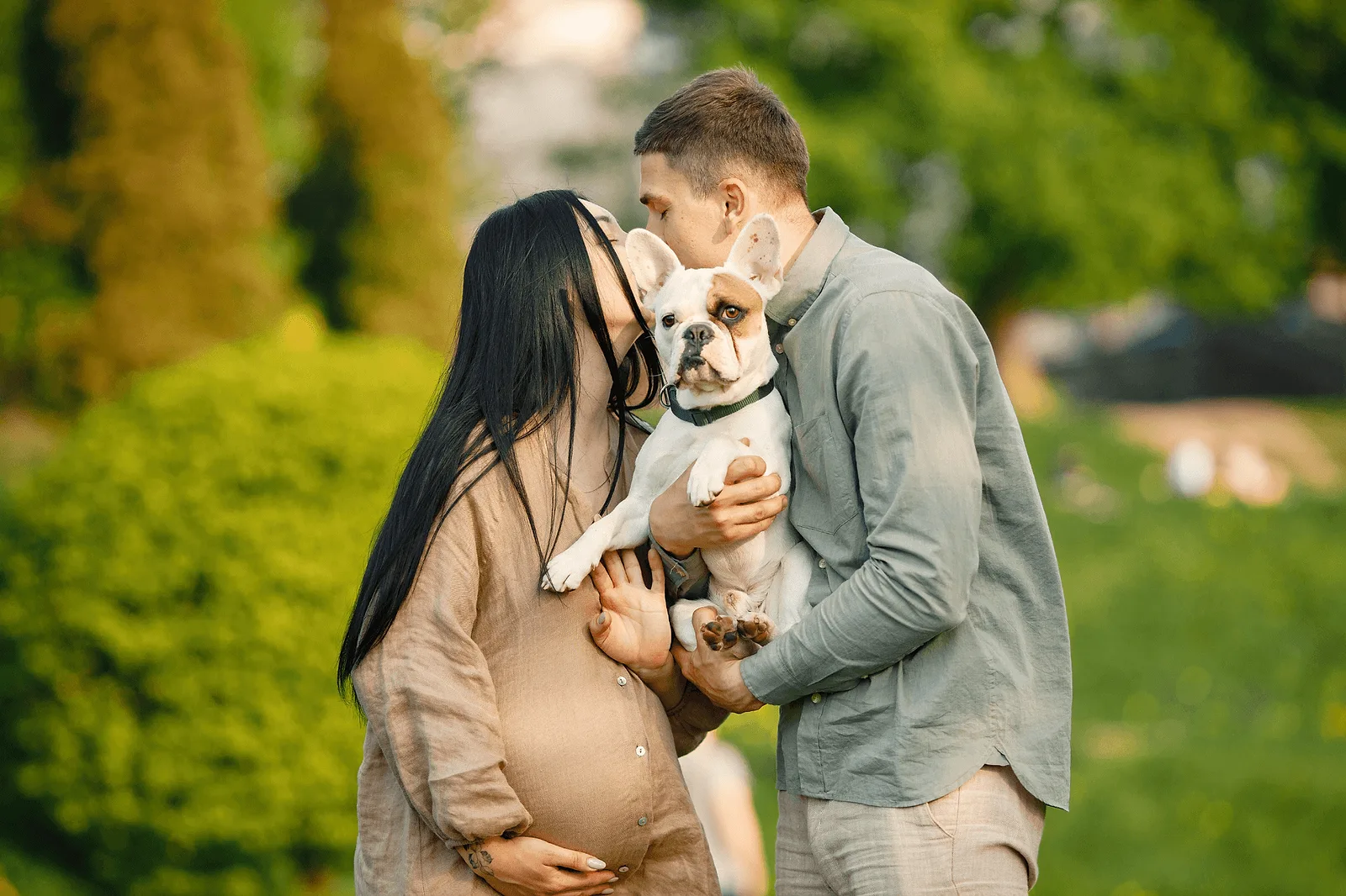 couple pregnancy announcement photos