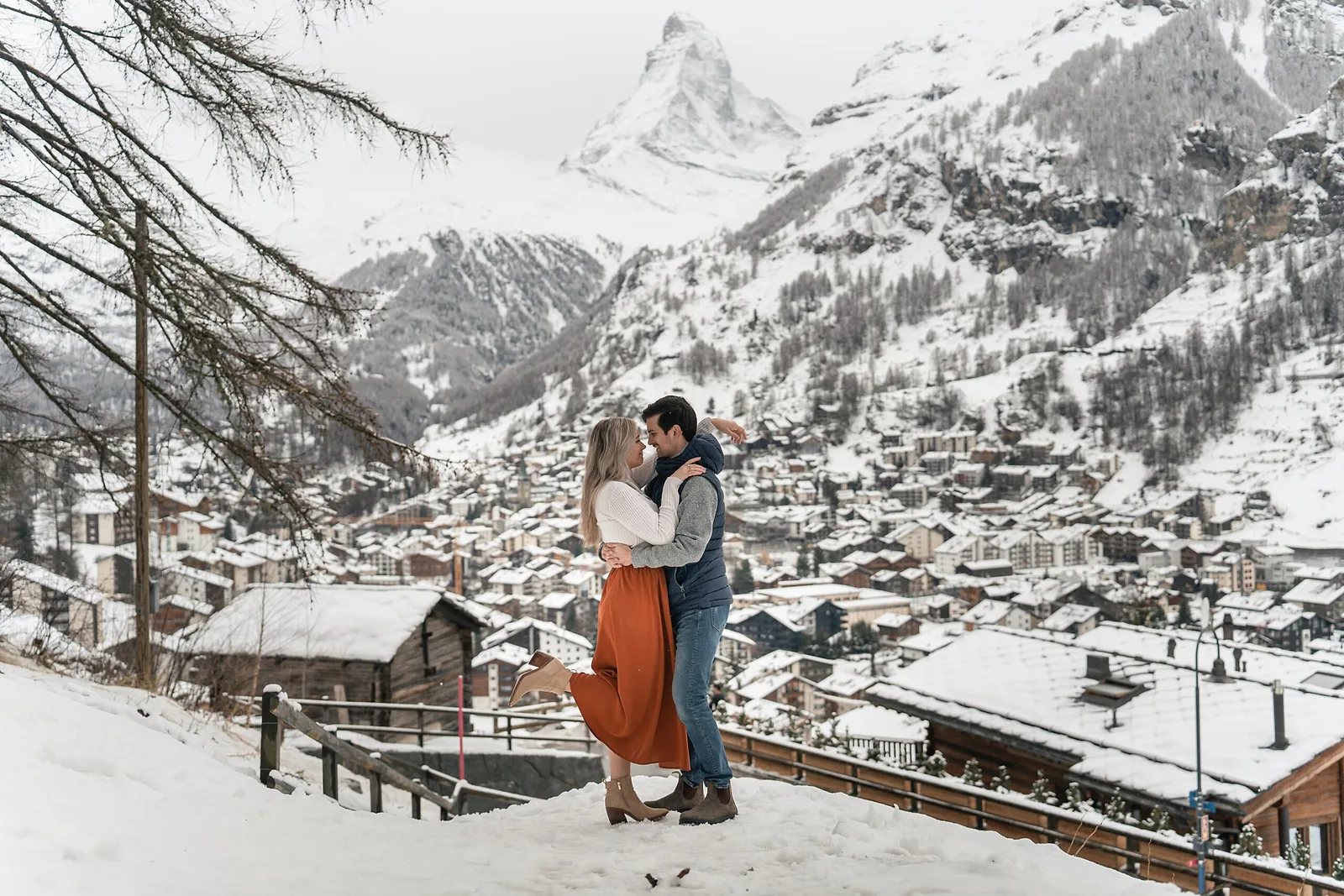 Proposal photoshoot by Enric in Zermatt