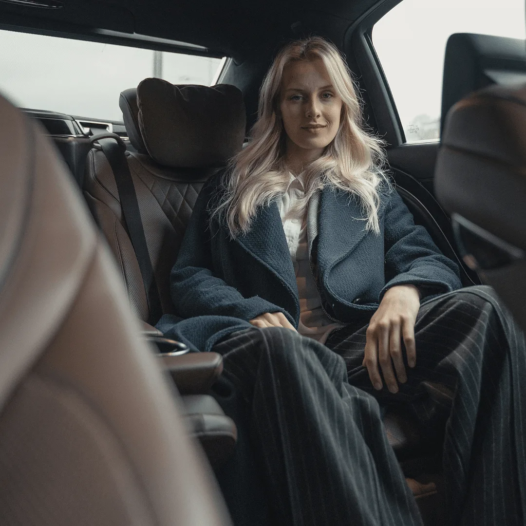 Pose #5: Reclining in the Seat.