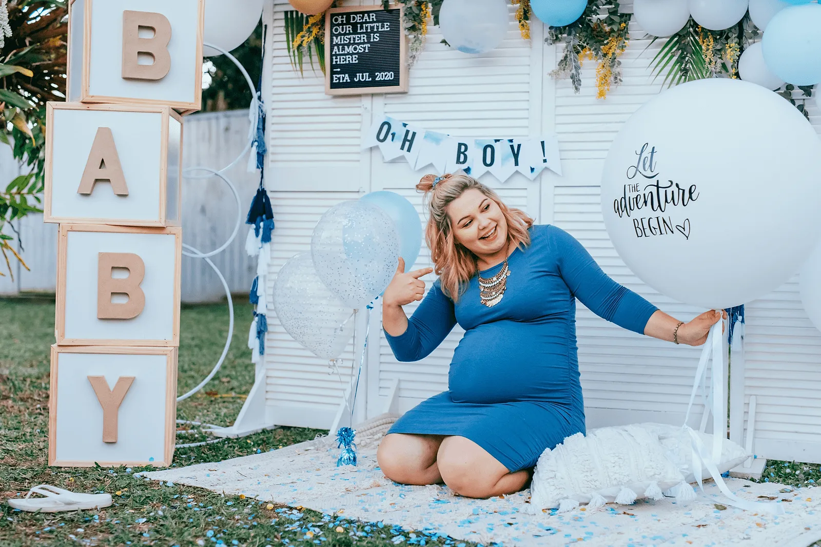 baby shower photoshoot