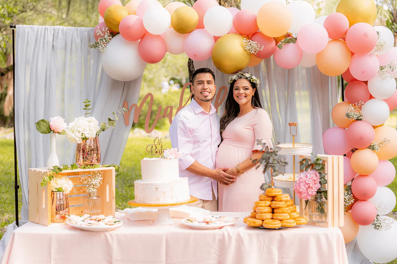 baby shower photoshoot