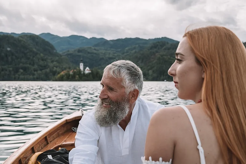 Vacation photoshoot in Lake Bled by Neza