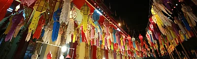 Chiang Mai Night Bazaar — popular photoshoot spot in Chiang Mai