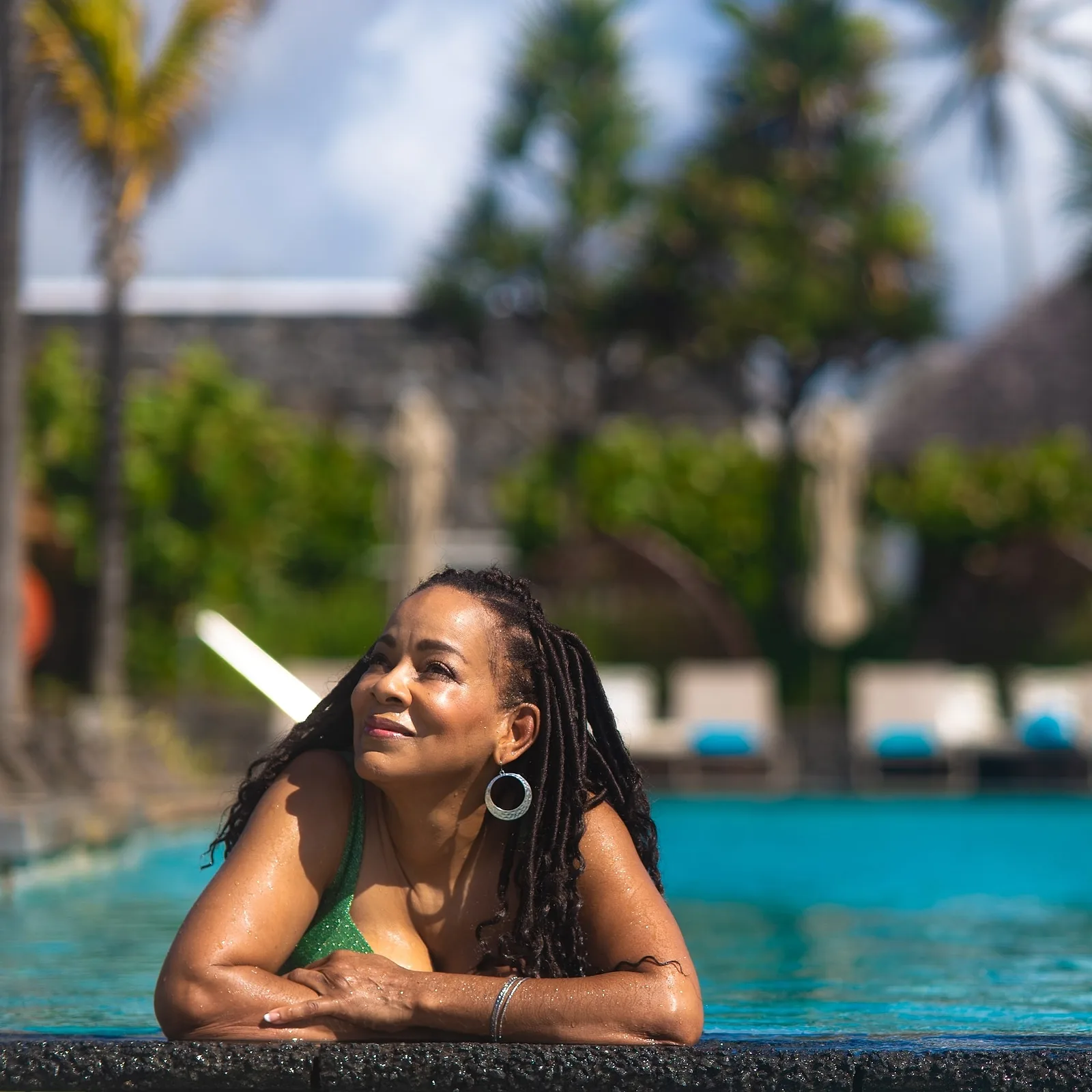 Pose #4: Poolside Daydream.
