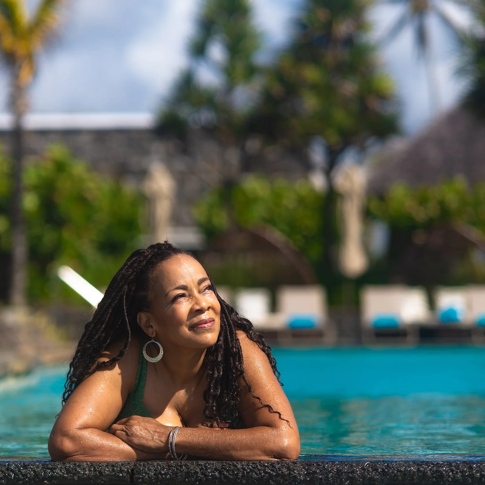 Pose #4: Poolside Daydream.