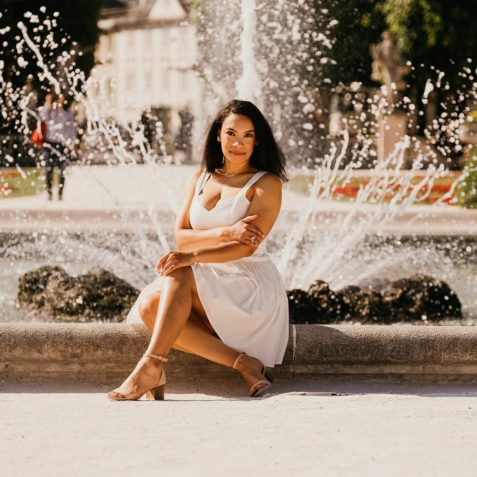 Pose #2: Fountain Grace.