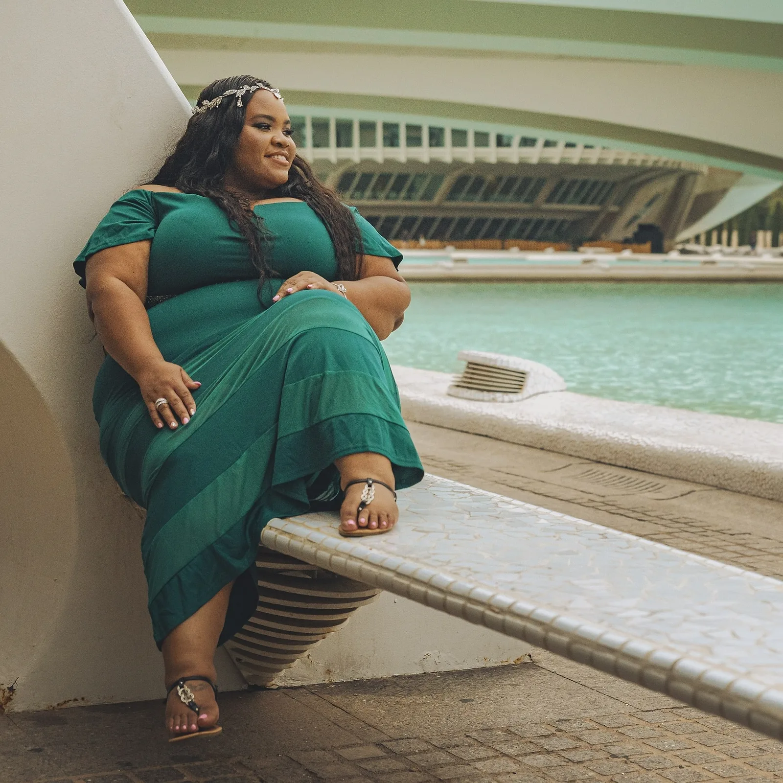 Pose #3: Serene Rest.