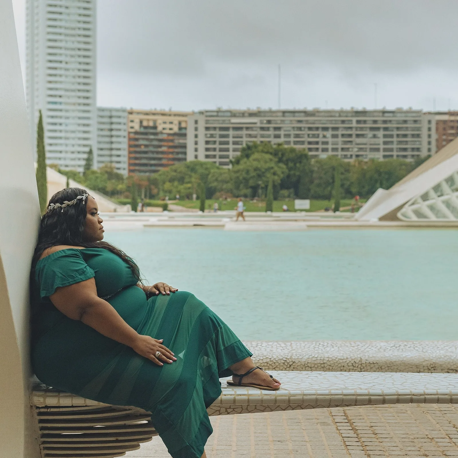 Pose #3: Serene Rest.