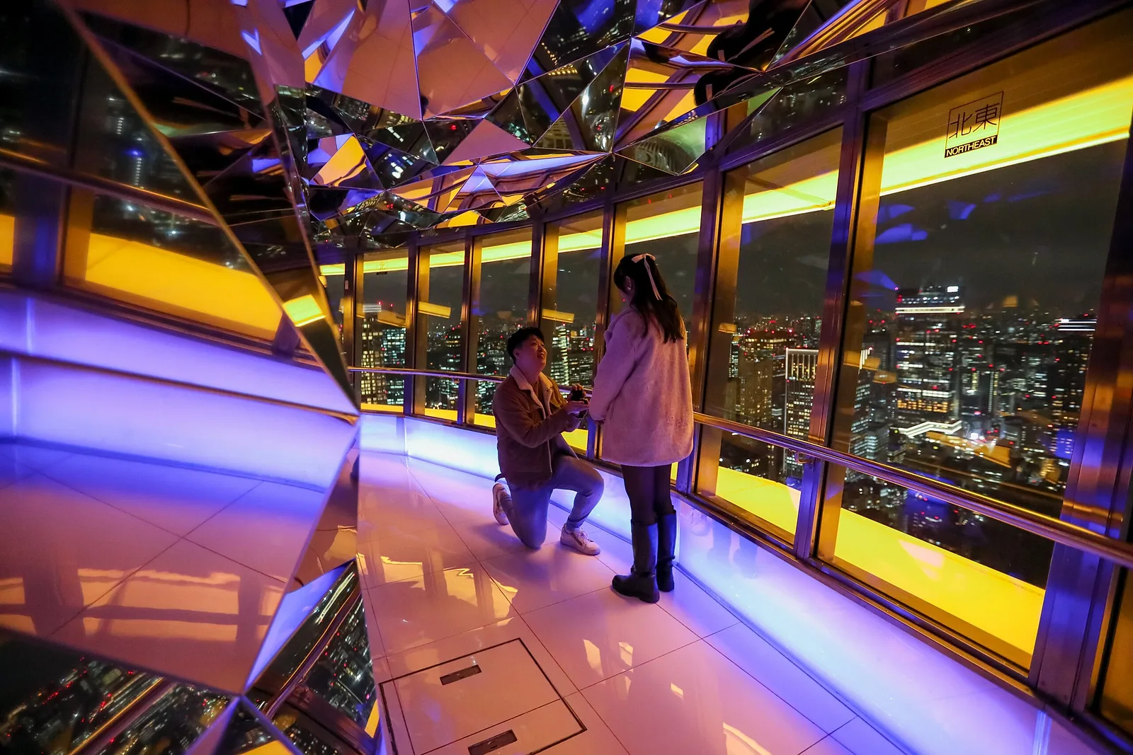Photoshoot in Tokyo: place #3: tower observatory.