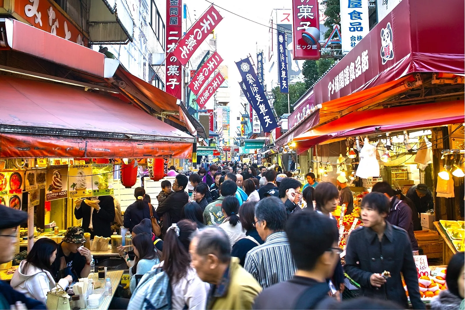 Photoshoot in Tokyo: place #4: ameyoko market.