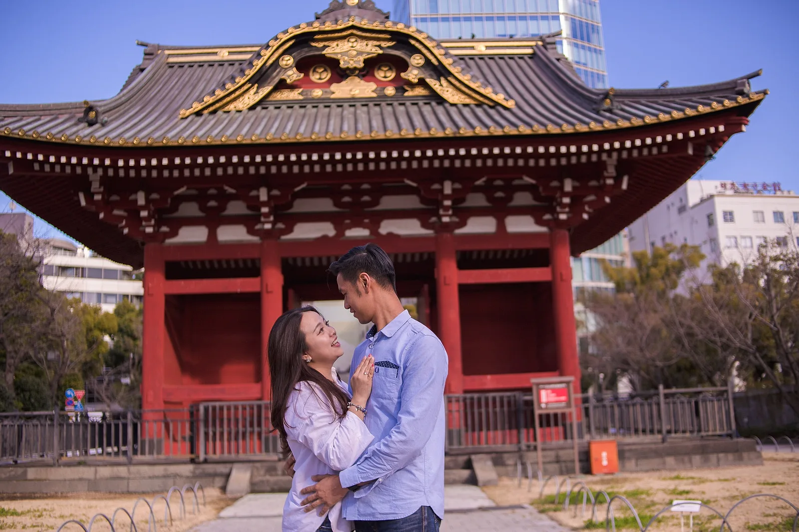 Photoshoot in Tokyo: place #1: zojo-ji temple.