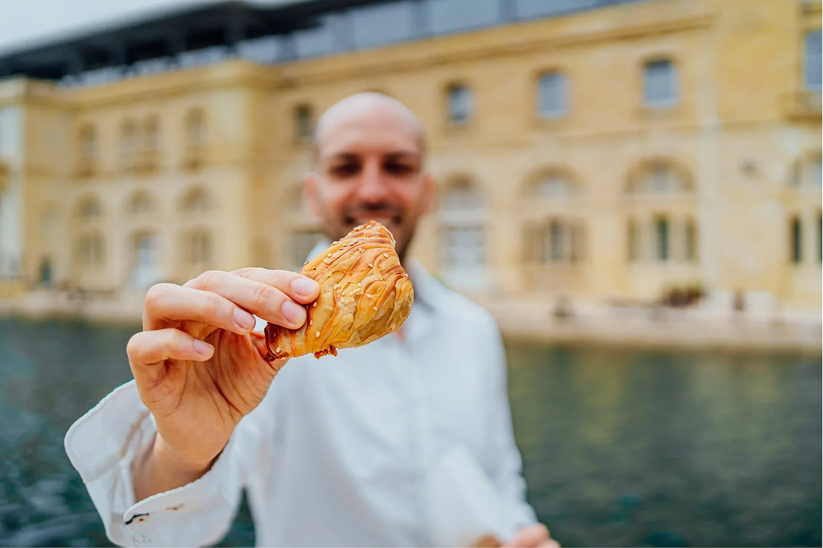 Photoshoot in Malta: lunch break.
