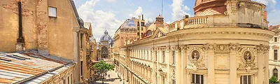 Old Town — popular photoshoot spot in Bucharest