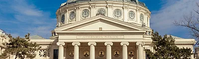Romanian Athenaeum — popular photoshoot spot in Bucharest